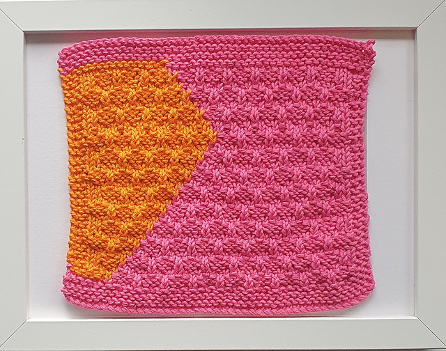 Colourblock washcloths