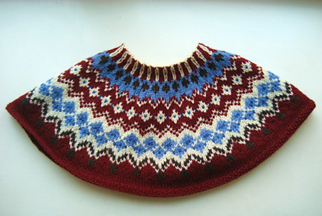 Fair Isle Capelet