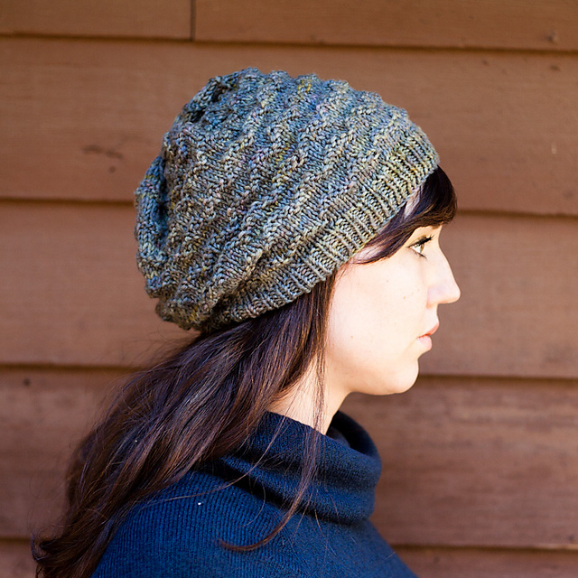 Lovely Chevron Slouchy Beanie