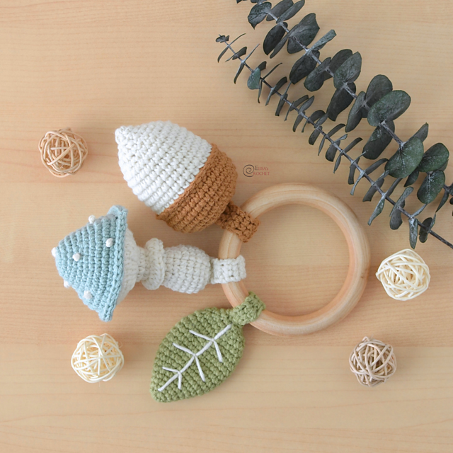 Fall Teething Ring
