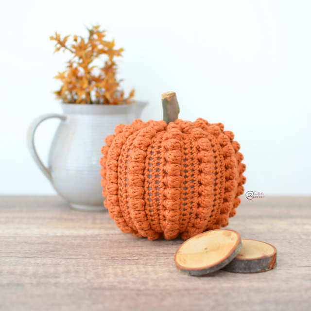 Bobble Stitch Pumpkin