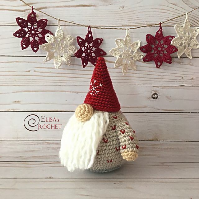 HERBERT the Scandinavian Gnome Amigurumi
