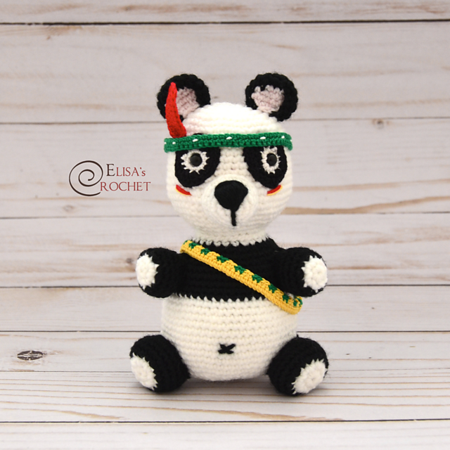 Tribal Panda Bear