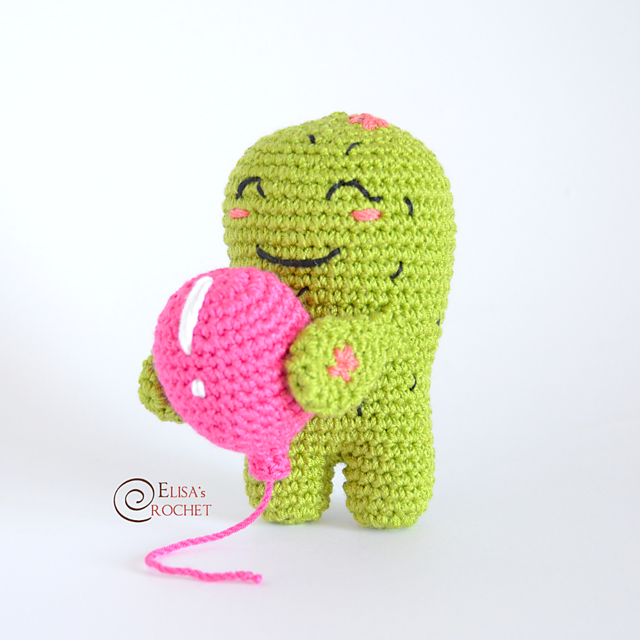 Cactus with Balloon