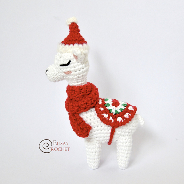 Violet the Christmas Alpaca