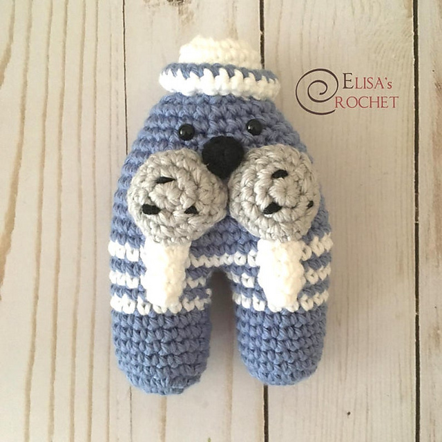 Walrus Rattle Toy