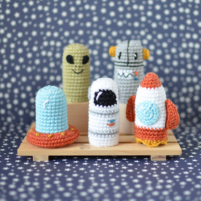 Outer Space Finger Puppets