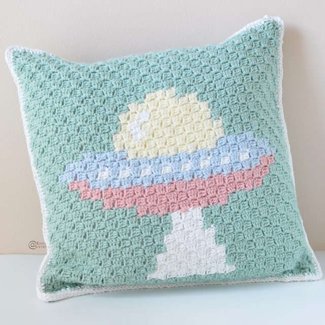 Spaceship Pillow Cover