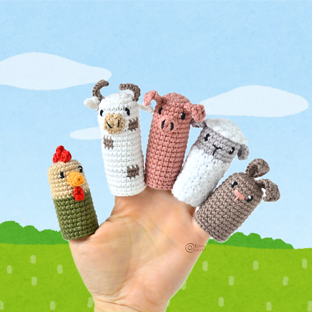Farm Finger Puppets