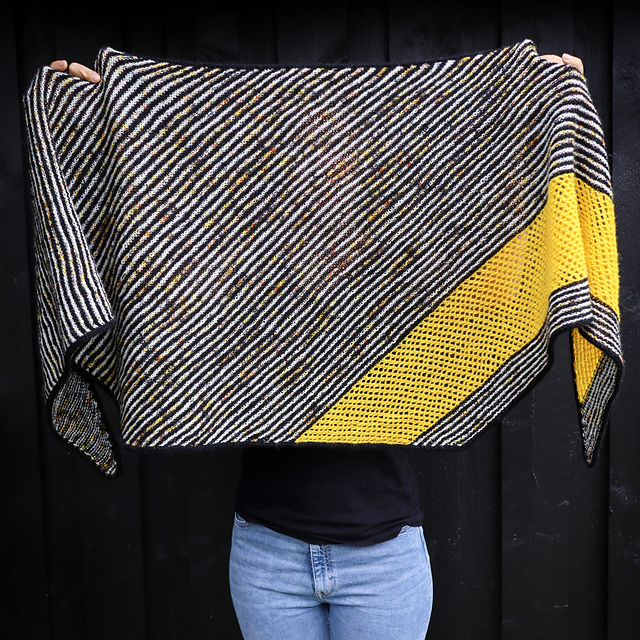 Diagonalsjal / Diagonal Shawl