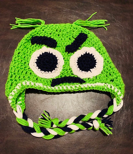 Funny, Angry Monster Hat