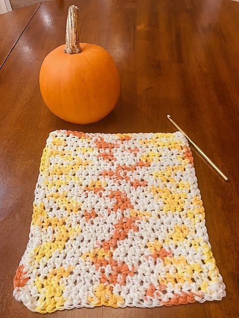 Seed Stitch Washcloth