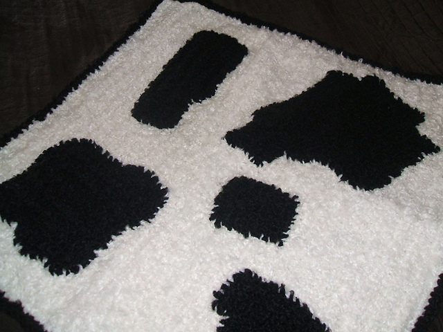 Cowhide Blankie