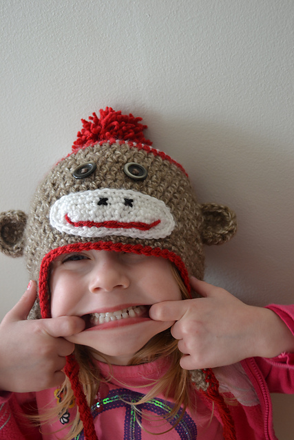 Traditional Sock Monkey Hat
