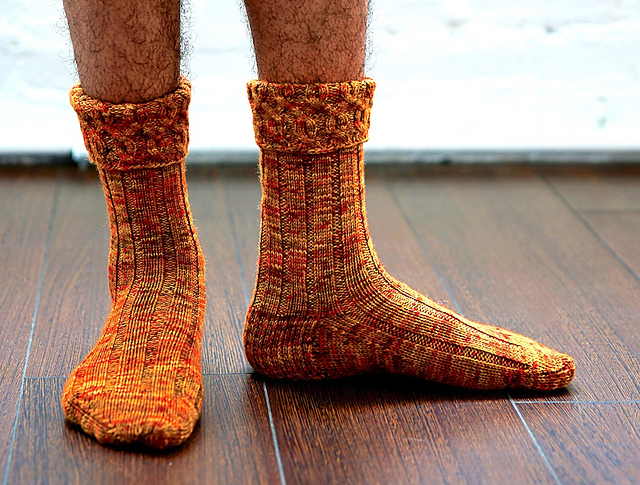 Cuffed Boot Sock