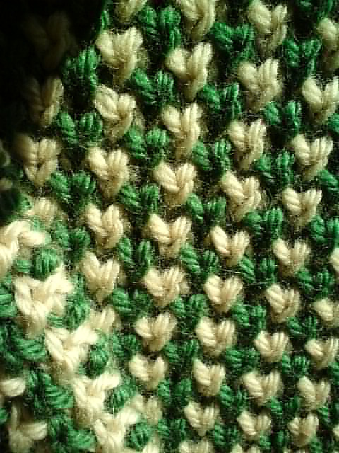 Man's Fisherman's rib scarf