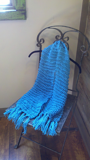 Stella's Blue Eyed Scarf