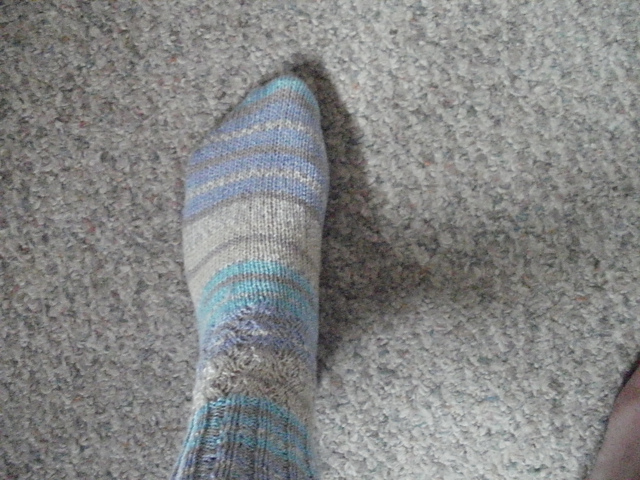 Lady's Lacy Cabled Socks
