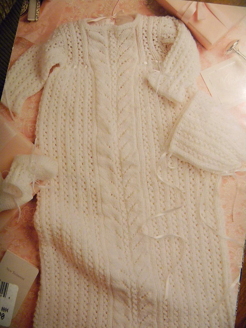 Christening Gown - Knit Set
