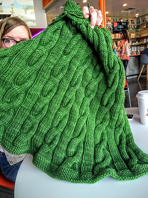 Big Cabled Afghan