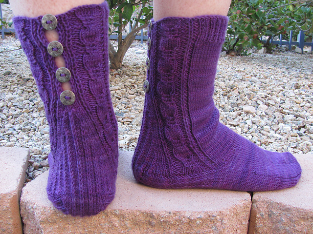 All of 'er Buttons Socks