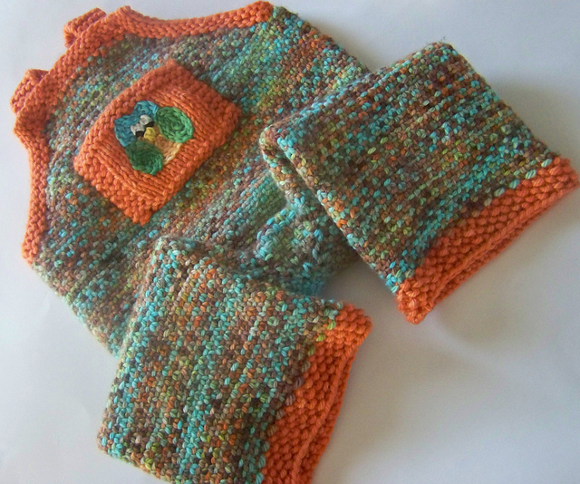 Silly Li'l Linen Stitch Overalls