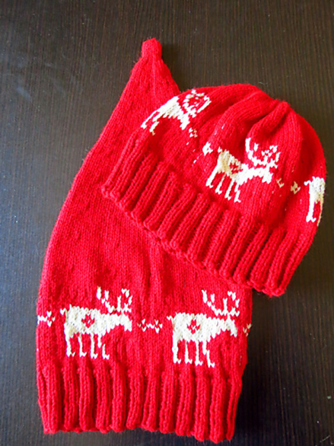 Dasher Christmas Stocking Hat & Beanie
