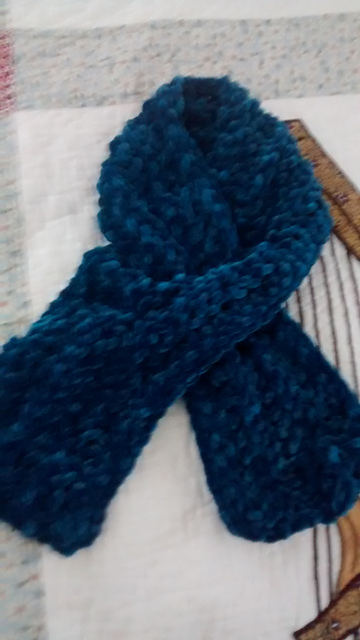 Herringbone Keyhole Scarf