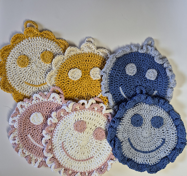 70s Inspired Potholders