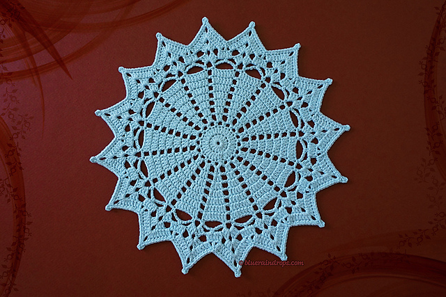 Sunny Wheel Doily