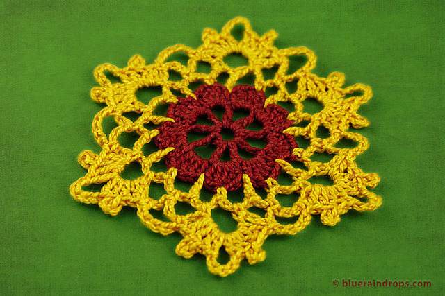 Lace Flower Hexagon