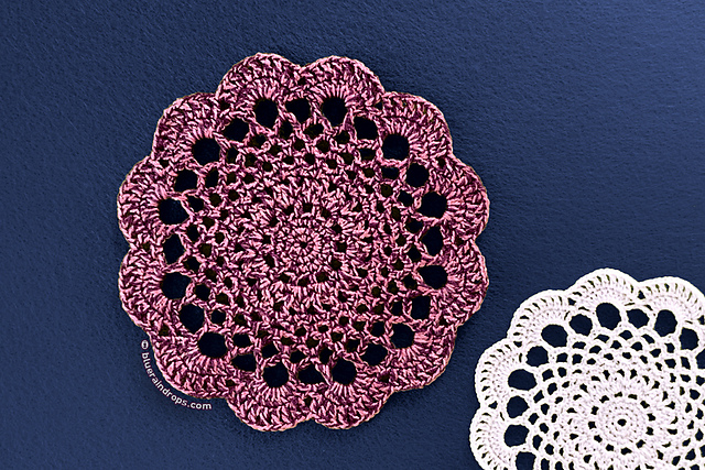 Spring round doily