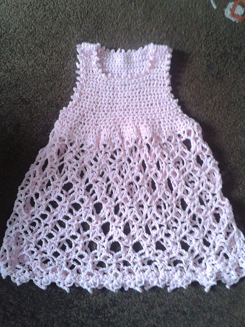 Häkelkleid in pink