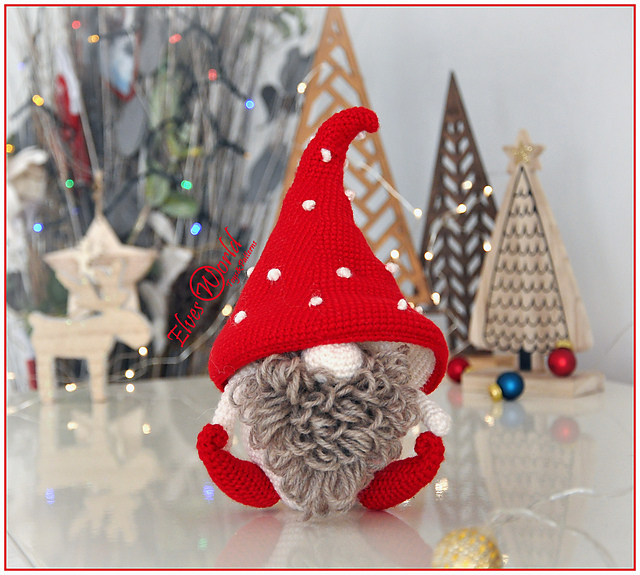 Magic Mushroom Gnome Amigurumi