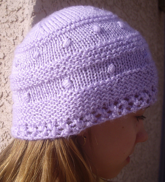 Lilac Beanie Hat