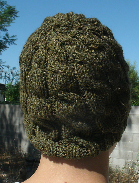 cabled hat