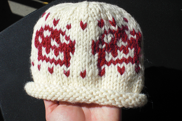Red Mushroom Baby Beanie