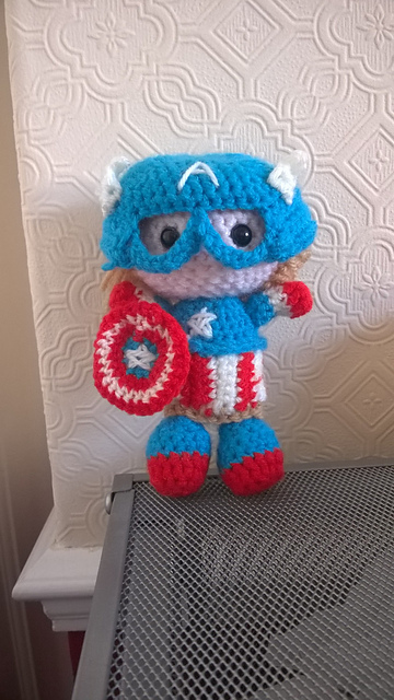 Captain America Amigurumi