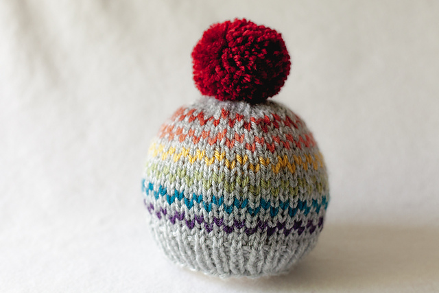Louisa Rainbow Baby Hat
