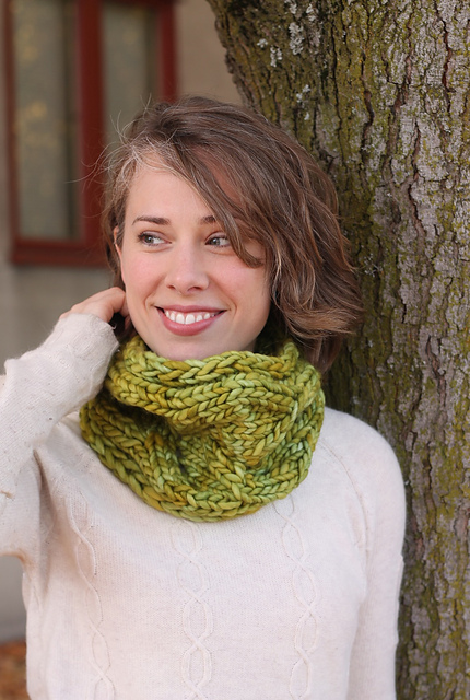 Falling Leaves Cowl & Scarf