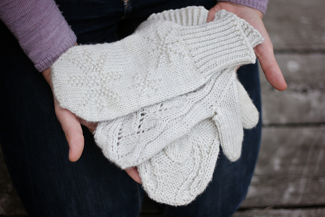 Autumnal Mitts Trio