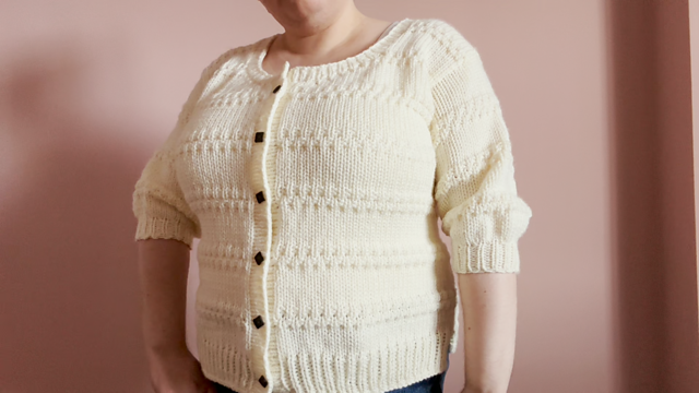 Irish Moss Faux Cardi