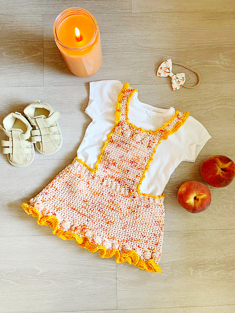 Just Peachy Pinafore