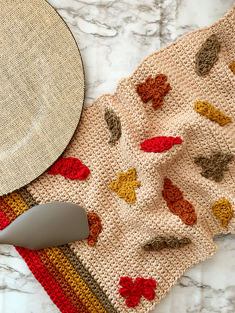 Turning Leaves Hand Towel