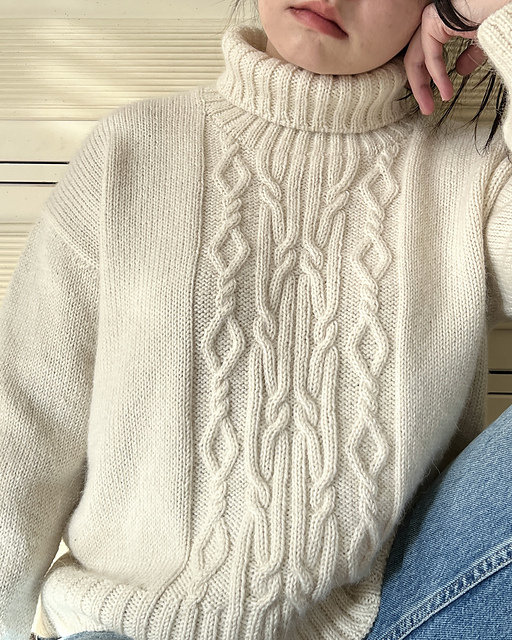 Ravelry: Annette Pullover pattern by Emily Y Chen