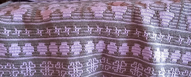 Topiary Mosaic Blanket