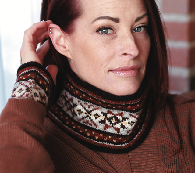 Madder Cuffs and Cowl