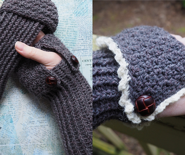 Cuffed Fingerless Gloves