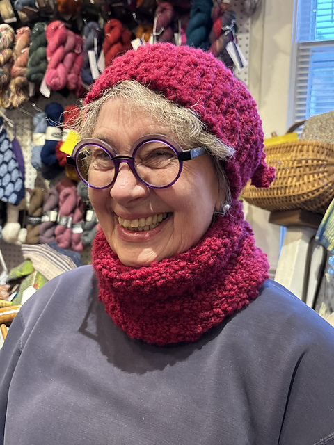 Klose Knit Boucle Hat & Cowl