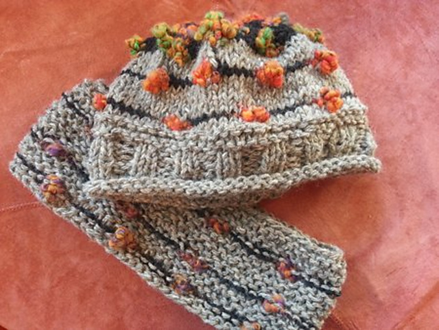 October hat and cowl